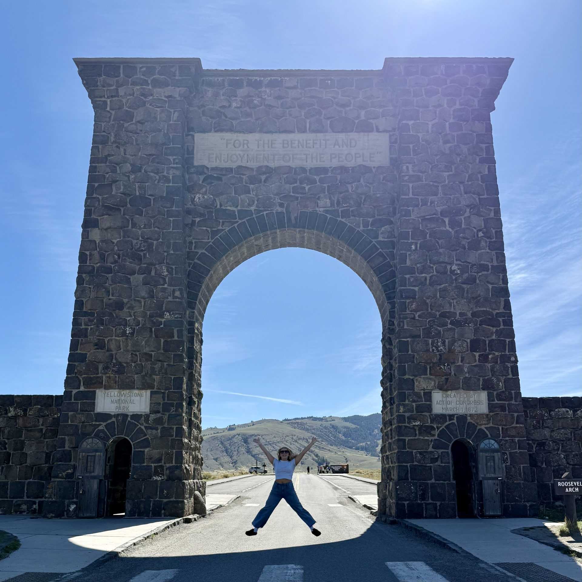 Roosevelt Arch - Yellowstone North Entrance